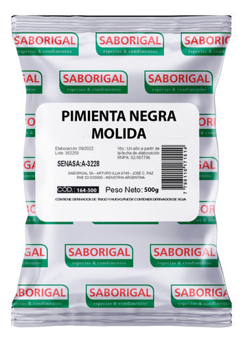 Saborigal Ground Black Pepper X 500 Gr 0