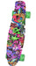 Complete22''cruiser-skateboard-bendable-deck-pu-casters-kids 5