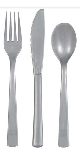 180-Piece Disposable Cutlery Set - Spoon, Fork, Knife for Parties 11