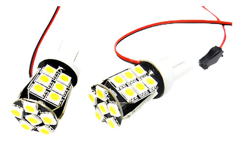 2 X 7440 7443 992 Blanco 24 Smd Led Frontal Intermitente Bom 0