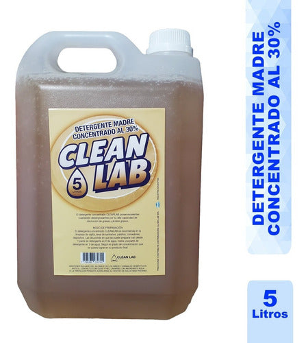 Clean Lab SRL Detergente Madre Concentrado 30% Pack X 3 1