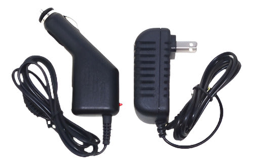 Adaptador + Cargador De Coche Dc Para Vtech 80-126850 Innota 0