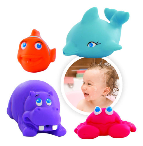 Under The Sea Squirtees Jugar En El Agua Bebés Playgro 0