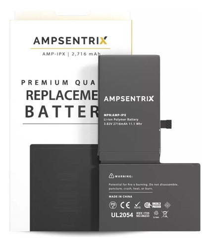 Ampsentrix Lithium Battery Compatible with iPhone X 1