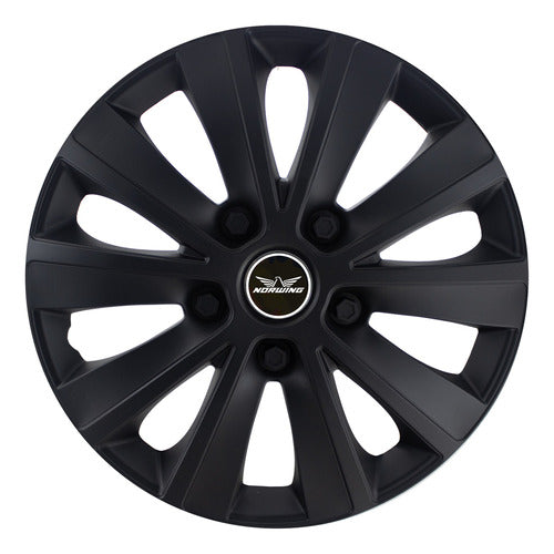 Set of 4 Lazio 15-Inch Universal Sports Wheel Covers + Logo 3