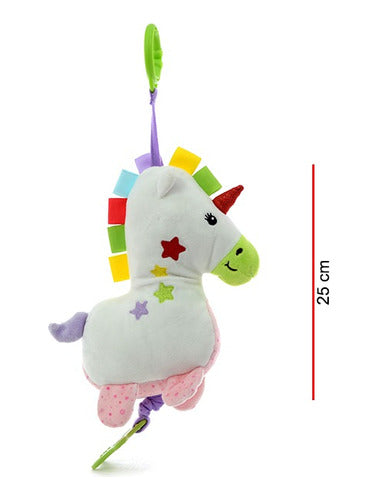 Cunero Musical Unicornio 25cm- . Original Phi Phi Toys 3