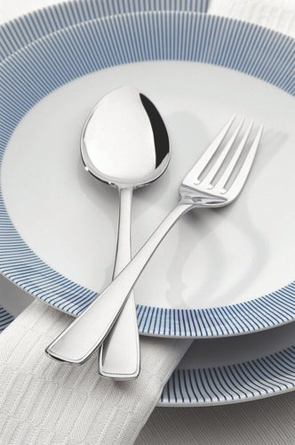 Set 24 Stainless Steel Cutlery Tramontina Continental Samihome 1