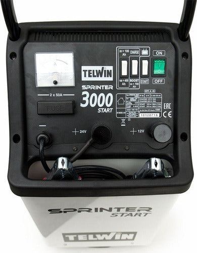 Cargador Batería Inteligente Auto 12v 24v Telwin Sprinter 1