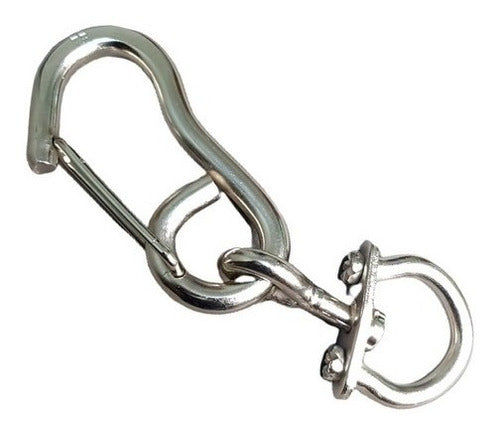 TR Safety Carabiner Nickel Plated A.00 0