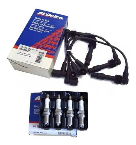 ACDelco Chevrolet Vectra 16V Cable and Spark Plug Kit 0