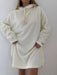Maxi Teddy Sheepskin Double-Sided Plush Pajama Hoodie 12