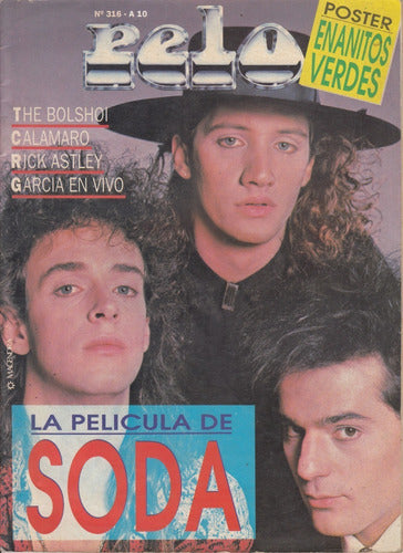 1988 Pelicula De Soda Stereo Tapa Y Nota Revista Pelo Nº 316 0