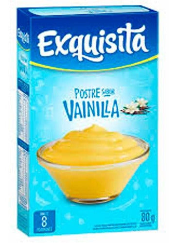 Pack X 12 Unid Postre  Vainilla 80 Gr Exquisita Postres 0