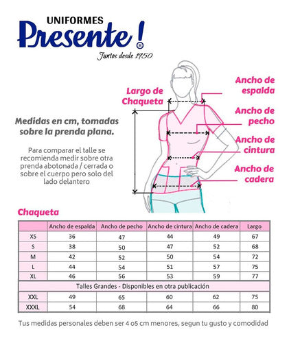 Presente Medical Printed Jacket Women Plus Sizes Promo! 5