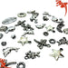 Gatuvia Silver and Old Gold Charms Cake 15 Souvenir Bijoux 25 Grams 1