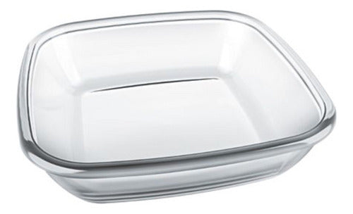 Sempre Square Tempered Glass Platter 16x16x5 0