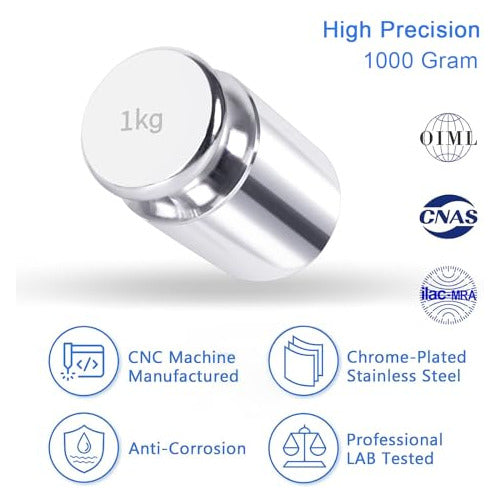QP 1000g Calibration Weights - Stainless Steel Scale Weights 3