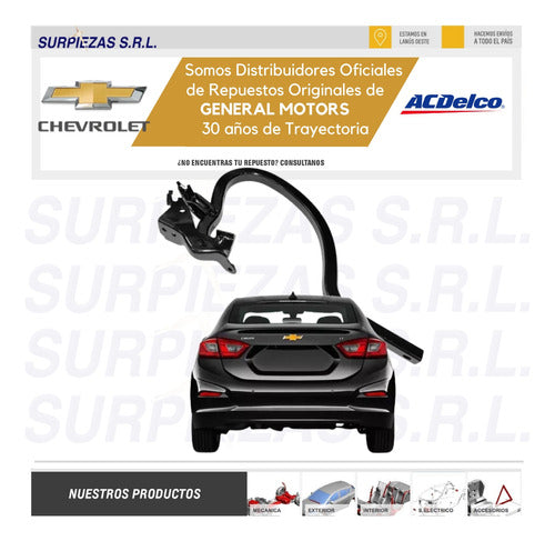 Bisagra Baul Der Cruze 4p 20/ Chevrolet Original 1