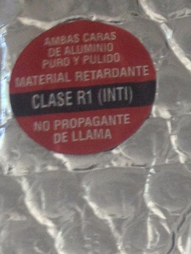 Aislante Termico Doble Aluminio Pulido Retardante Clase R1 1