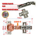 Bronzen Soft Close 35mm Spring Hinge Codo 9 Clip X 20 1