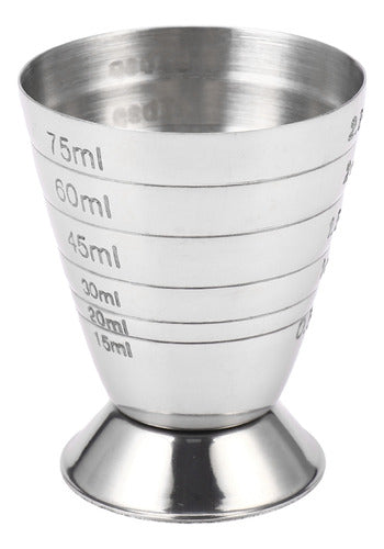 2x Measuring Shot Cup, Onça, Jigger Bar, Misturador De Bebid 2