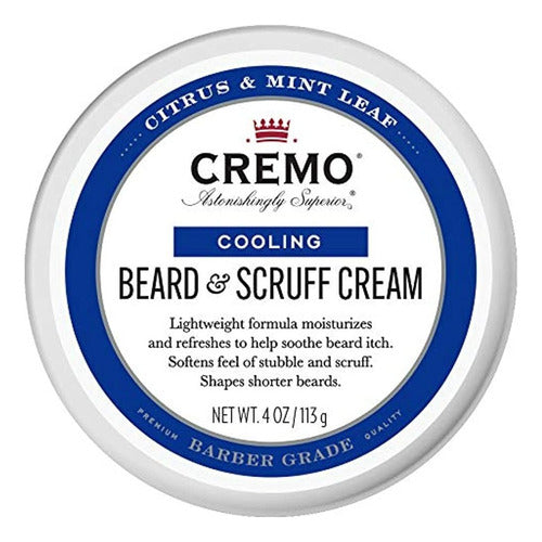 Cremo Citrus Mint Leaf Crema Refrescante Para Barba Y Cabell 0