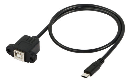 Gelrhonr Cable De Impresora Usb C A Usb B, Tipo C Macho A Us 0