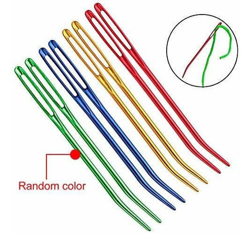 UOOU Yarn Needle, Weaving Needle Tapestry Needle Bent Needles for Crochet Large Eye Darning Needles with Storage Box 1