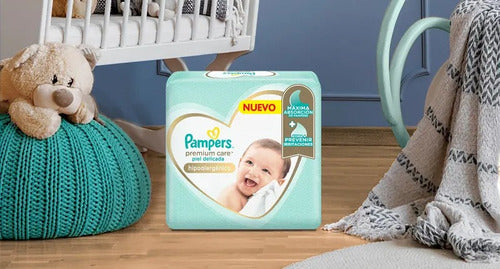 Pampers Premium Care Hypoallergenic Sensitive Skin Diapers Size G X 176 (Pack of 4) 2