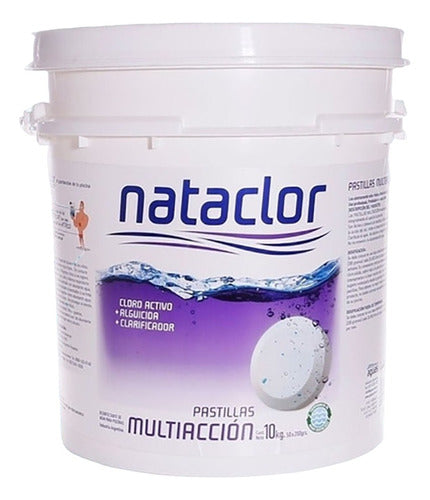 Pastillas De Cloro Multiaccion Nataclor X 10kg Hidropilar 0