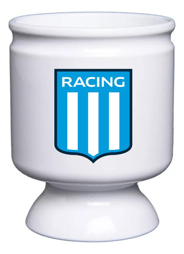 EXXE GRAFICA Mate Personalizado Polímero Racing Logo Imagen Souvenir 0