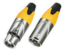 Mfl Conector Xlr Macho Y Hembra De 3 Pines Con Carcasa De Ní 3