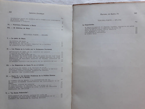 Historia De Santa Fe - Leoncio Gianello - El Litoral 1955 2