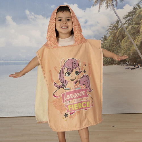 Poncho Toalla Infantil Varios Modelos Futbol Unicornio Peppa 7