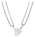 Burdah Couples Necklace Heart and Arrow Cupid 2 in 1 0