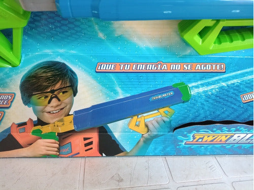 Twin Blaster Power Max Water Double Cannon Water Gun 4