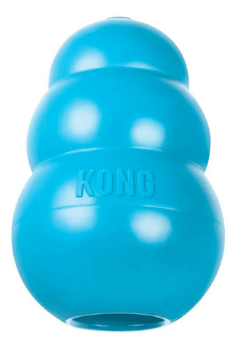 Brinquedo Mordedor Filhotes Dispenser Kong Azul M 0