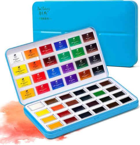 Paul Rubens Watercolors Set of 24 Colors with Case 0