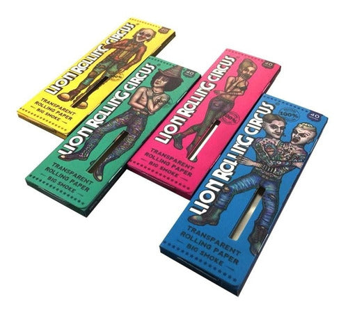 Lion Rolling Circus Big Smoke XL Cellulose Papers with Magnet - Pack of 40 1