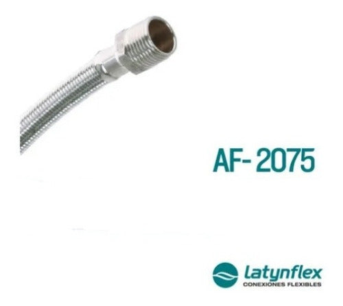 Flexible Mallado Acero Inox. 1/2 X20cm. Latynflex Af-2075 Gk 1