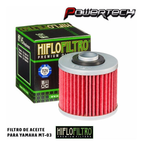 Filtro Aceite Hiflofiltro Yamaha Mt-03 06-12 Atv Raptor 700 0