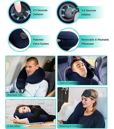 BLABOK Inflatable Travel Neck Pillow 4