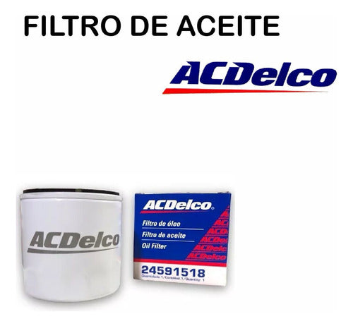 Kit Aceite Shell Hx7 10w40 + Filtros Chevrolet Corsa 1.6 1.4 1