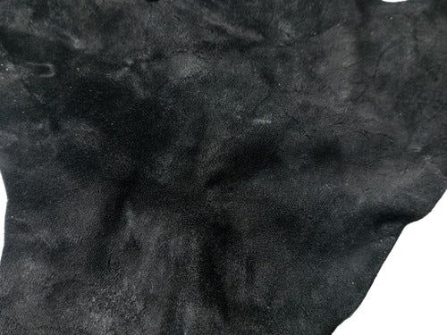 Bulk Black Suede Cow Leather Scraps - 5 Kg Offer 2