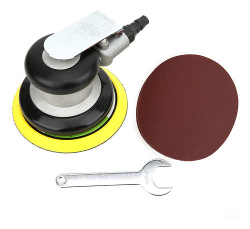 Mini Máquina De Polir Pneumática Sander Kp-6504 De 5 Polegad 0