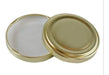 Twist Off 50 Golden Jam Jar Lids 63mm 0