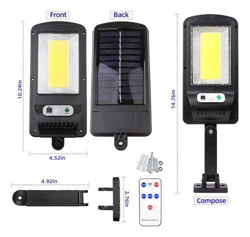 ~? Ucgg Solar Street Light, 1 Pack Solar Outdoor Light Ip67 4