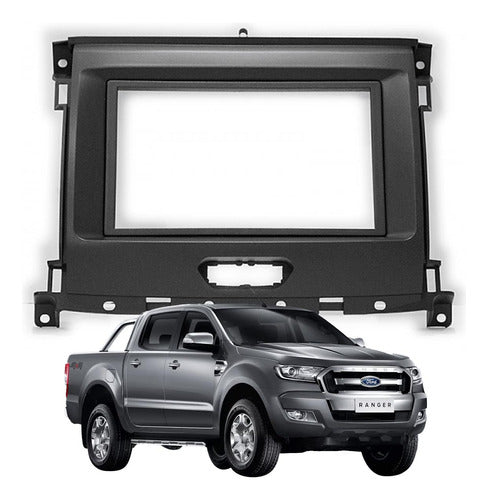 Marco Adaptador Pantalla 2 Doble Din Ford Ranger 2015 0