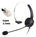 Auricular Headset Vincha Cabezal P/ Telefono Ip Yealink 1