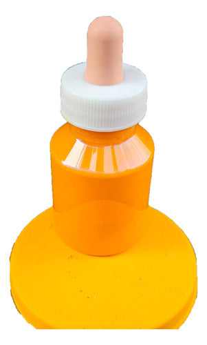 Colorante Líquido Naranja Para Resina Ecocryl 25g 0